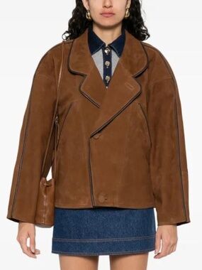 Clem oversized Suede Jacket